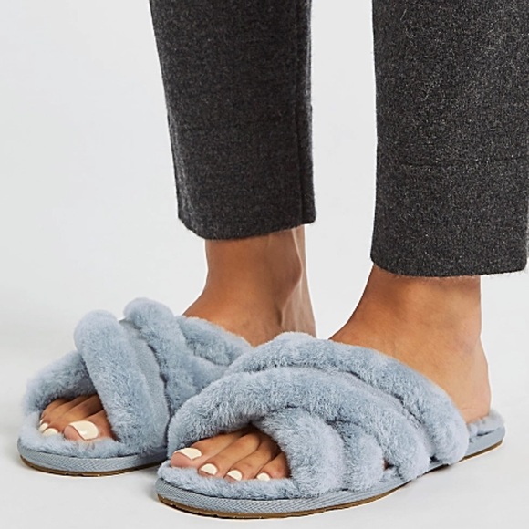 UGG | Shoes | Ugg Scuffita Slipper In Light Blue | Poshmark